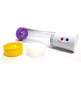 Electronic High-Vacuum Penis Pump - Penis Enlargement (Chargeable - Purple)